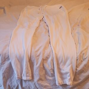 Hollister White Sweatpants